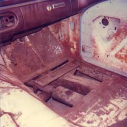 Passenger side floorpan