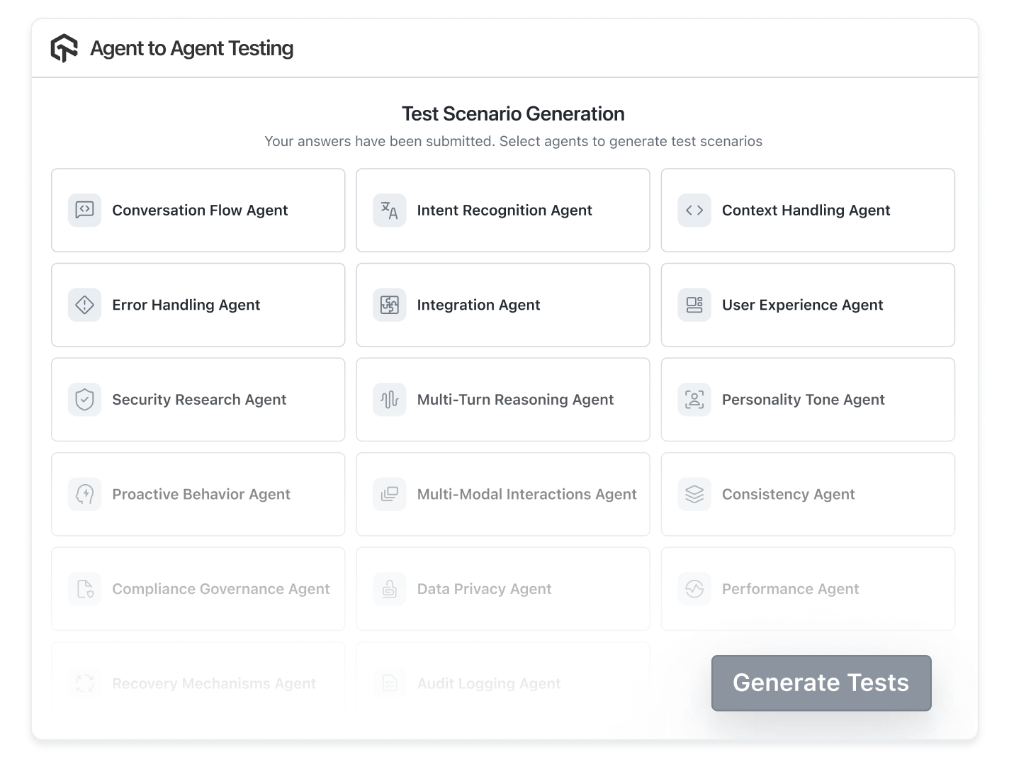 Autonomous Test Scenario Generation Agentic Testing Platform
