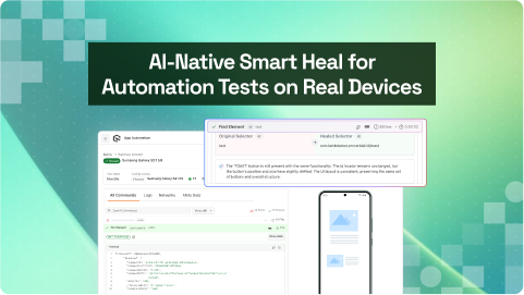 AI-Native Smart Heal for Automation Tests on Real Devices 480px