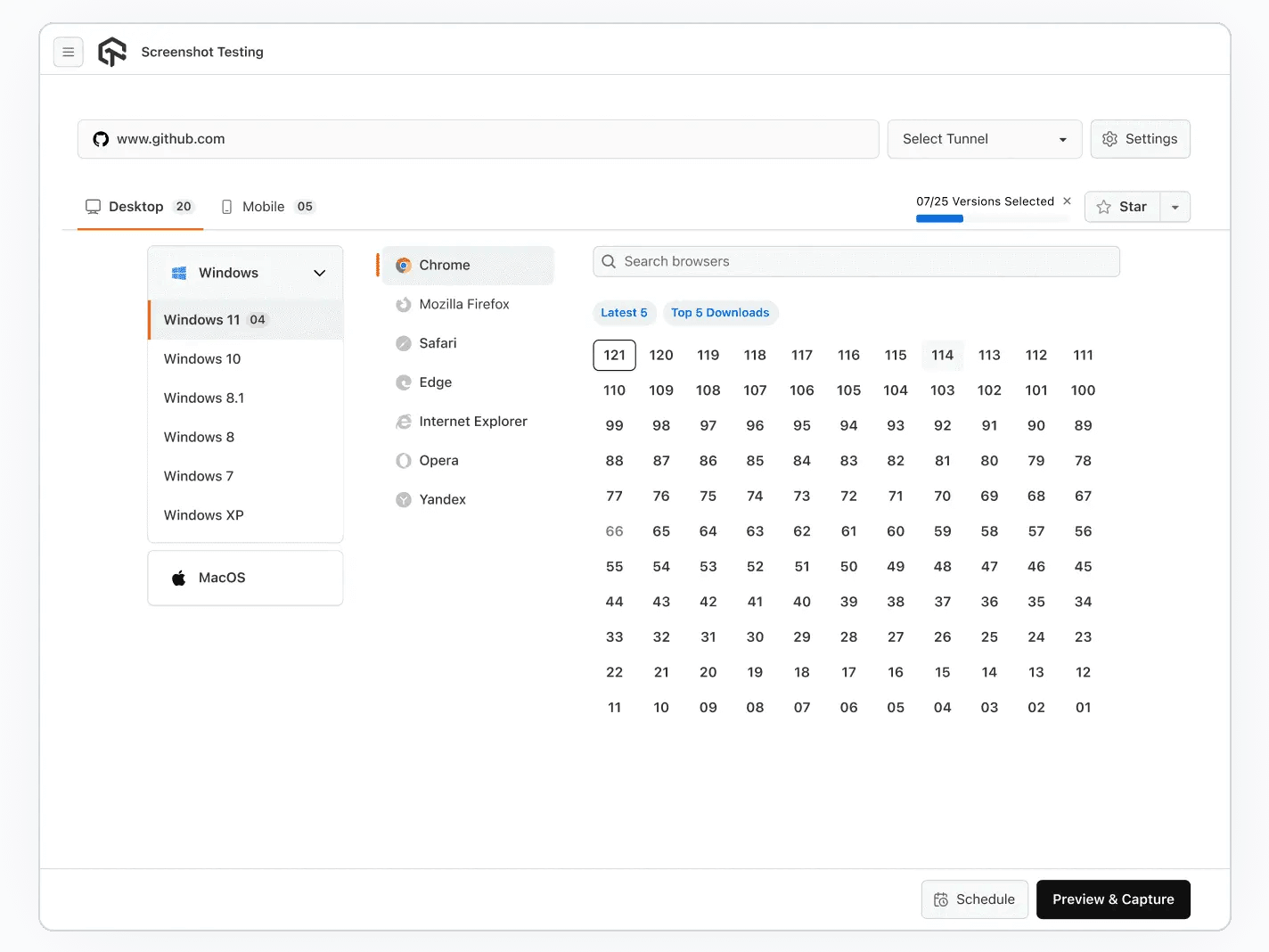  Automated Screenshot Testing for 