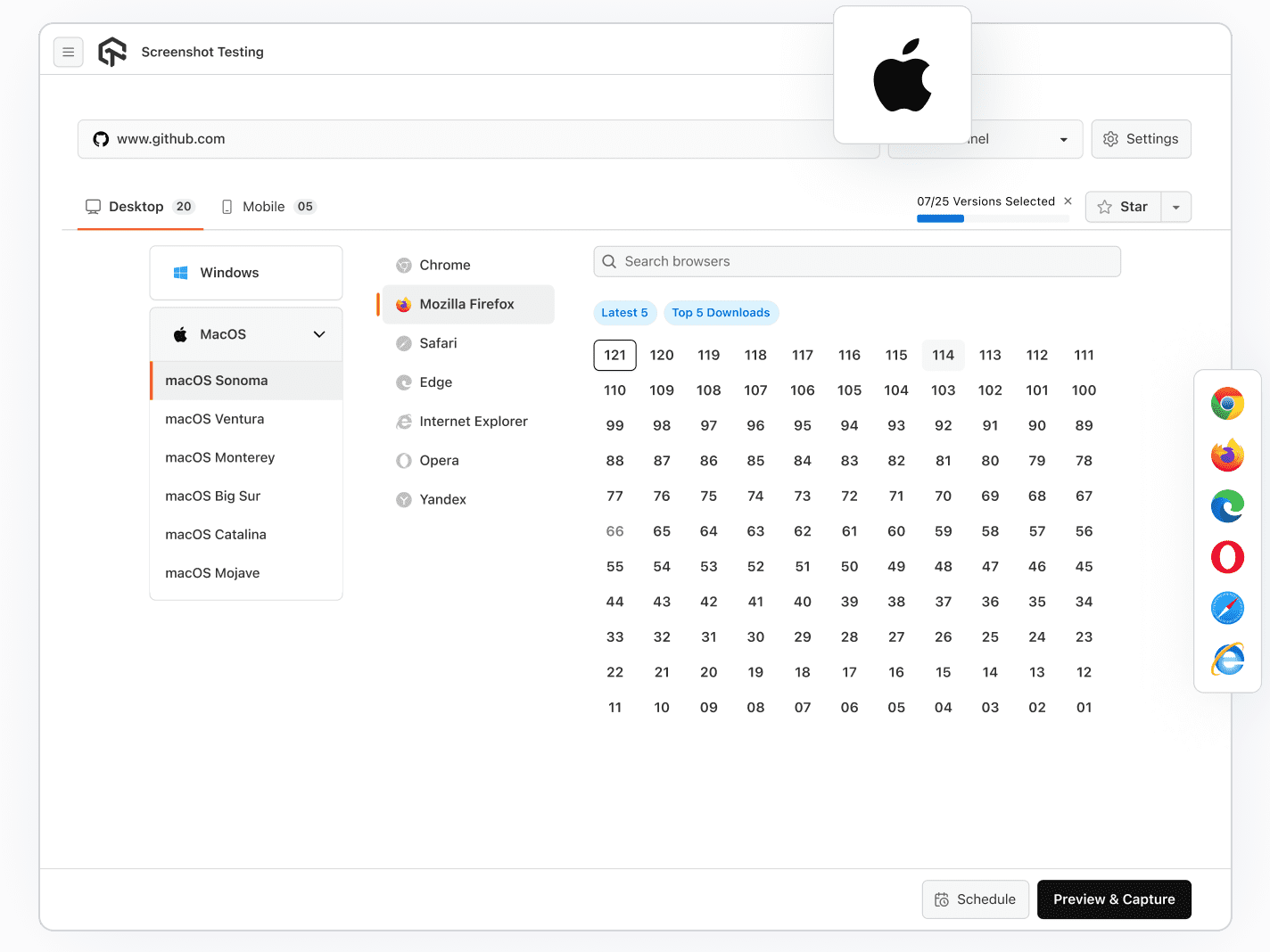 Screenshot Testing on Mac