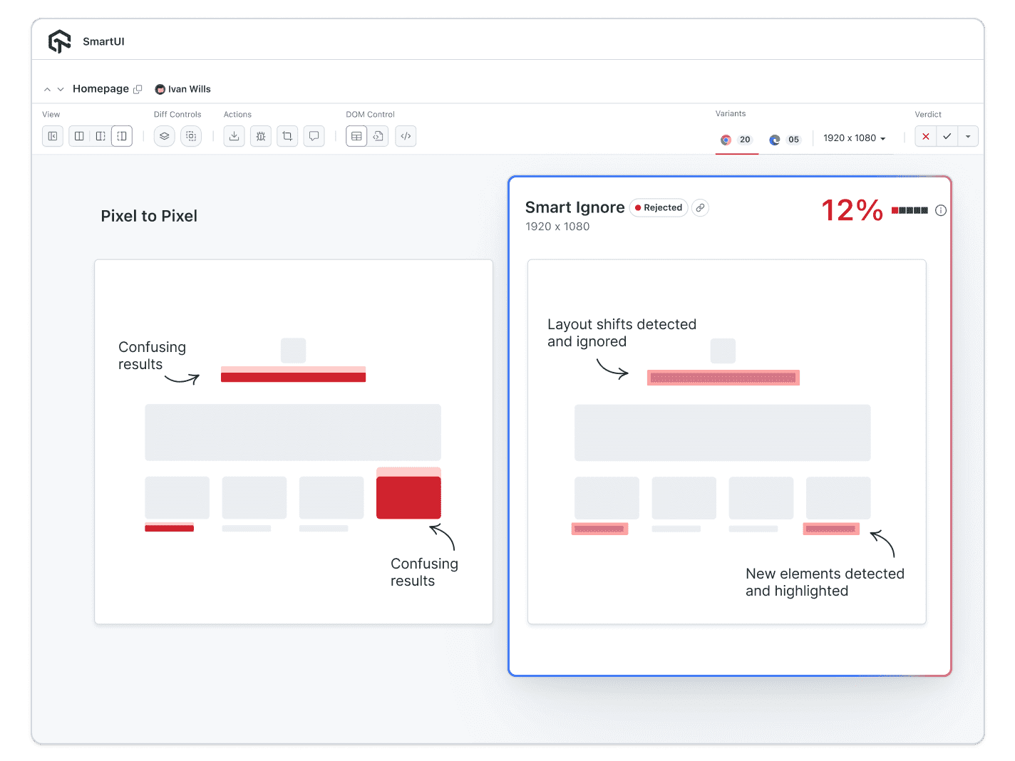 Hide Displacement Diffs With Smart Ignore Hide Displacement Diffs With Smart Ignore