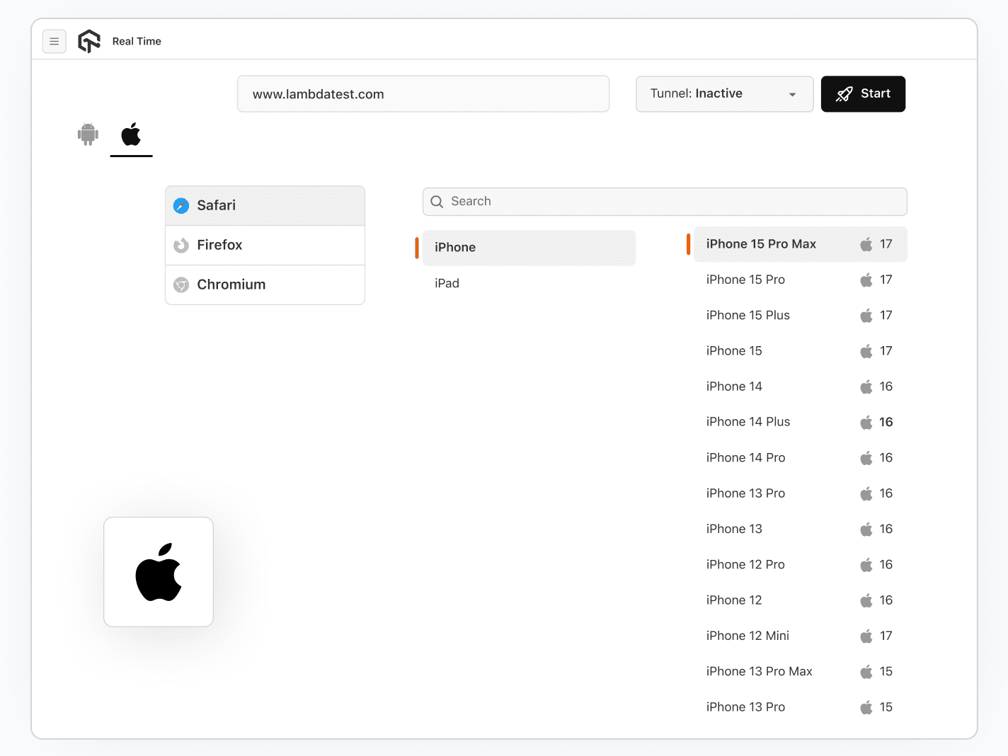 Browser Testing On Real Safari Browser Online Browser Testing On Real Safari Browser Online