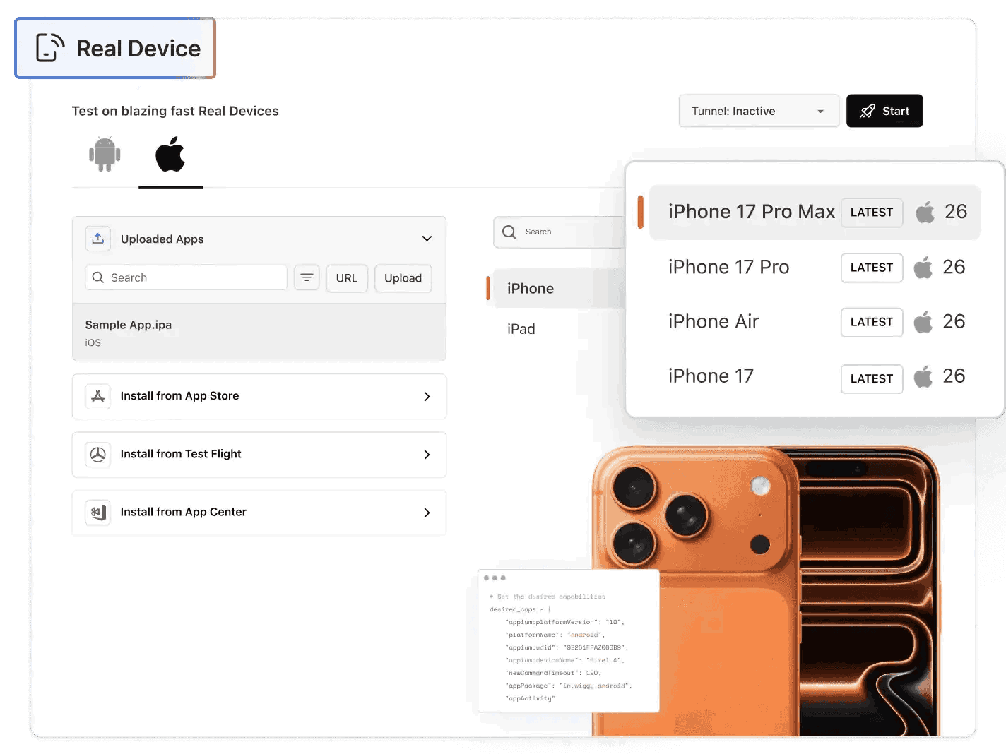 Test your Web and App On