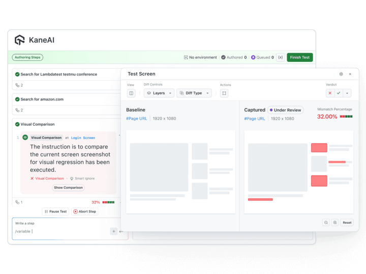 Visual Test Creation with KaneAI Visual Test Creation with KaneAI