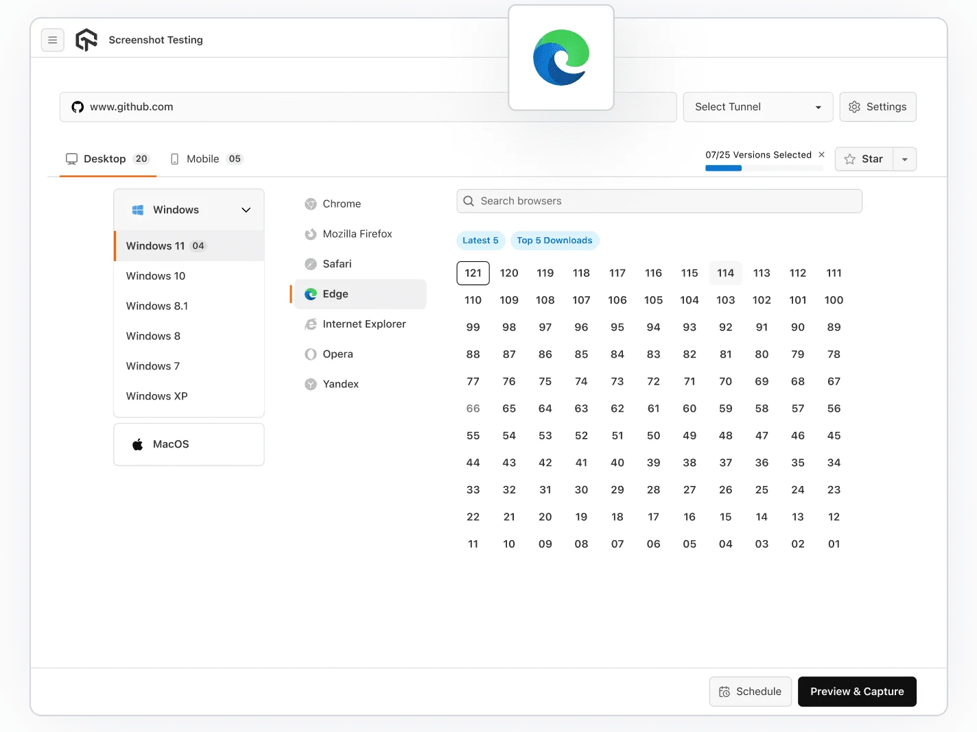 Automated Screenshot Testing On Latest Edge Browsers Automated Screenshot Testing On Latest Edge Browsers