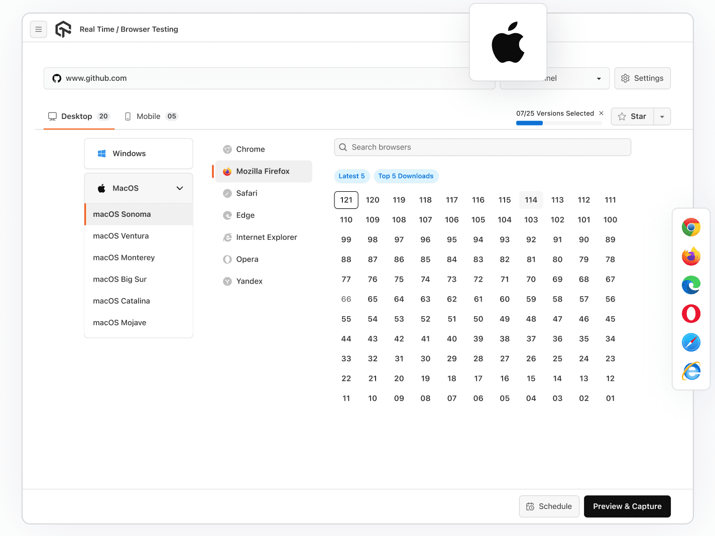 Automated Screenshot Testing on macOS Browsers Automated Screenshot Testing on macOS Browsers