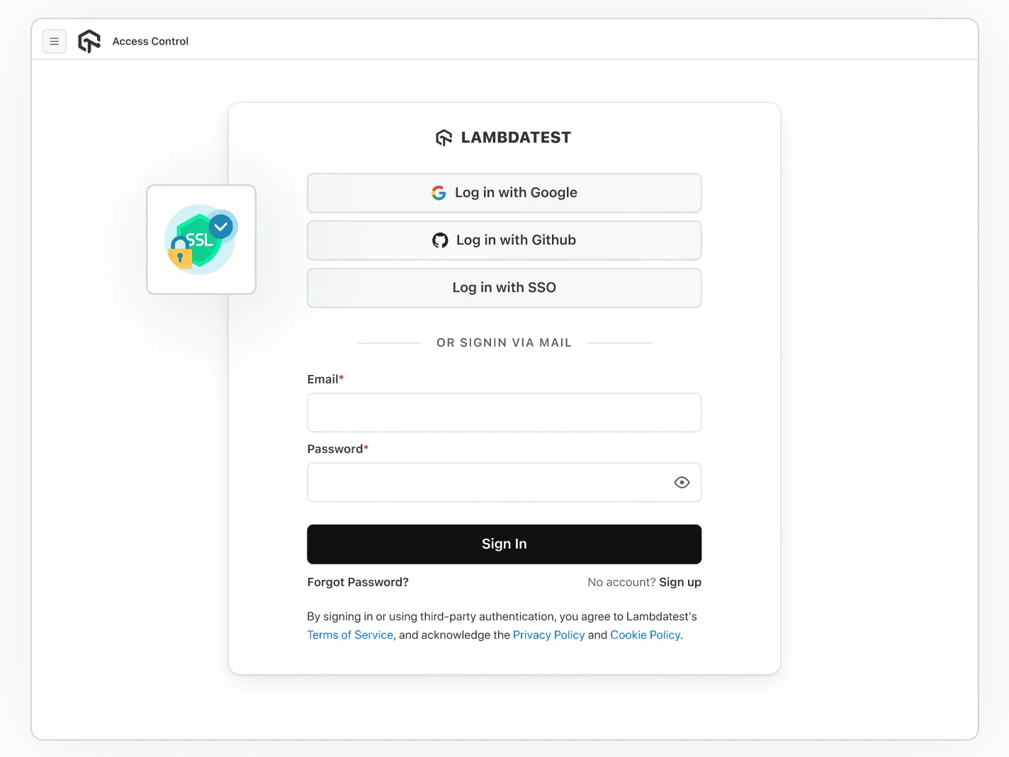 Access Control Access Control
