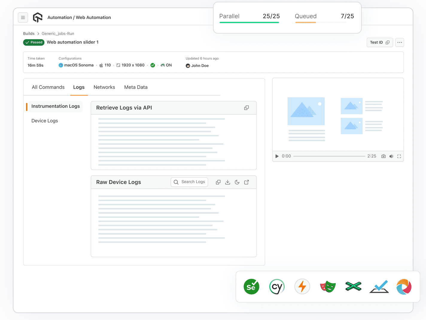 Run Automated Test on macOS Browsers Run Automated Test on macOS Browsers
